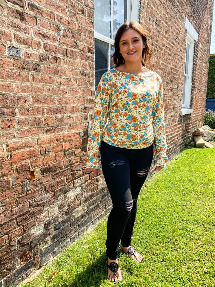 Floral Off the Shoulder Top